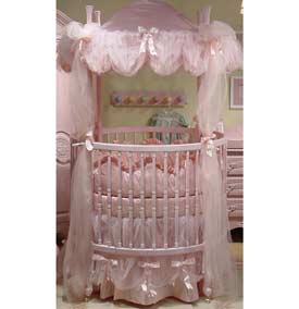 Monaco Round Crib Bedding Sets | Designer | Nursery Bedding