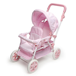 pottery barn double doll stroller